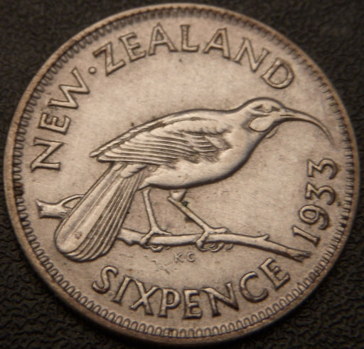 1933 6 Pence - New Zealand