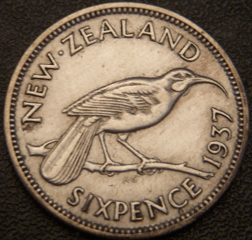 1937 6 Pence - New Zealand
