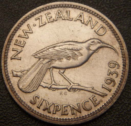 1939 6 Pence - New Zealand