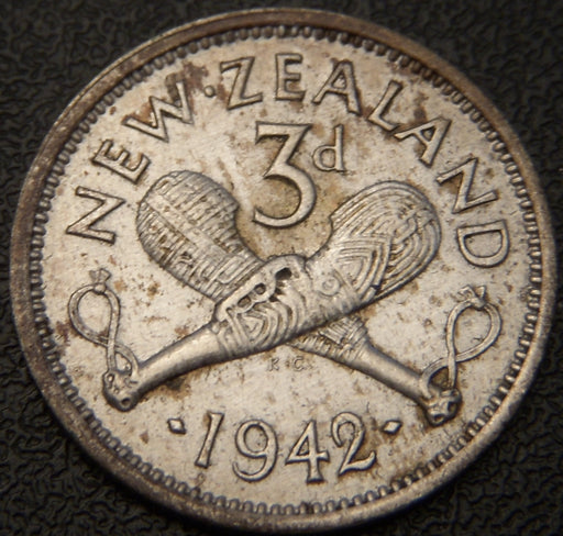 1942 3 Pence - New Zealand