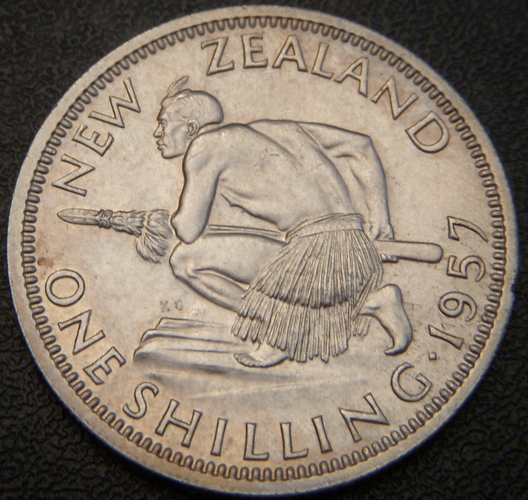1957 Shilling - New Zealand