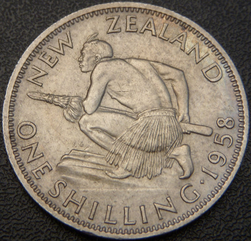 1958 Shilling - New Zealand