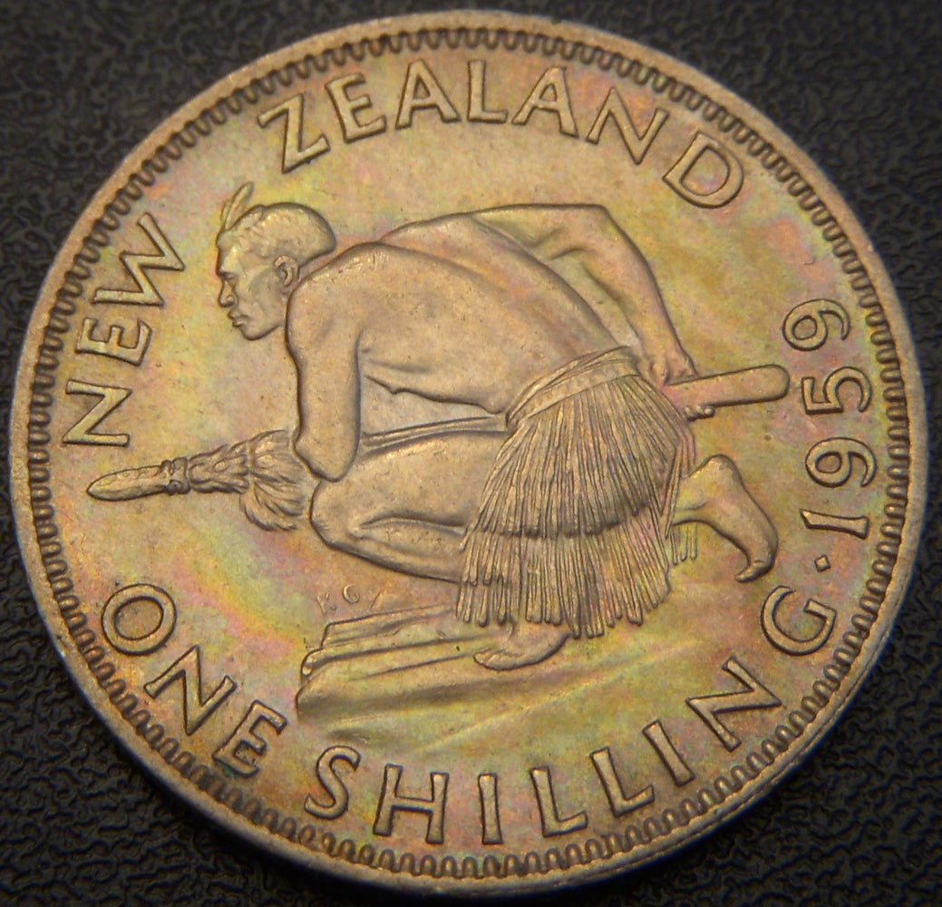 1959 Shilling - New Zealand