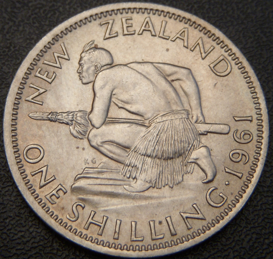 1961 Shilling - New Zealand
