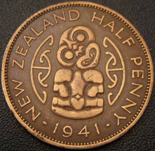 1941 Half Penny - New Zealand
