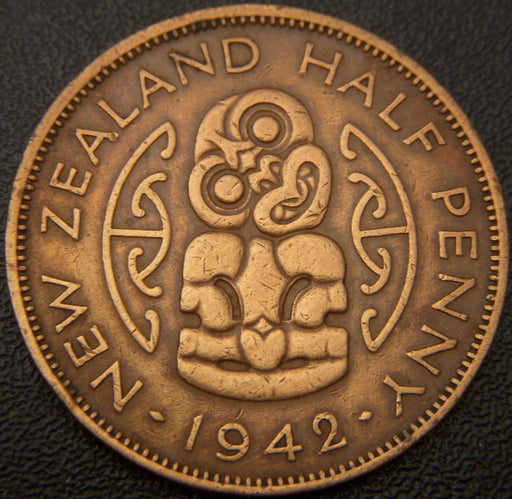 1942 Half Penny - New Zealand