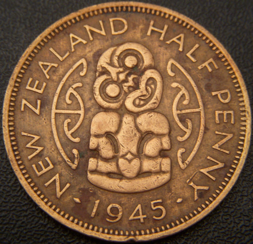 1945 Half Penny - New Zealand