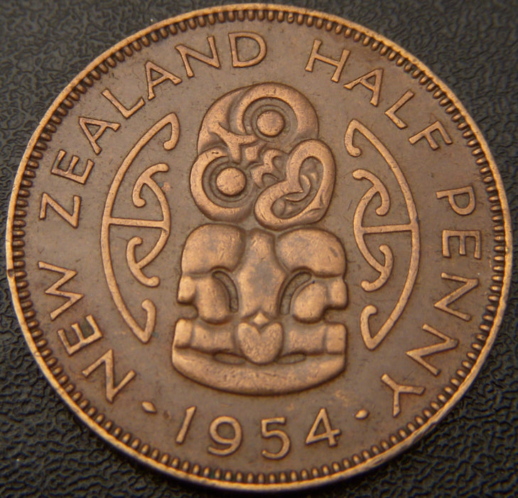 1954 Half Penny - New Zealand