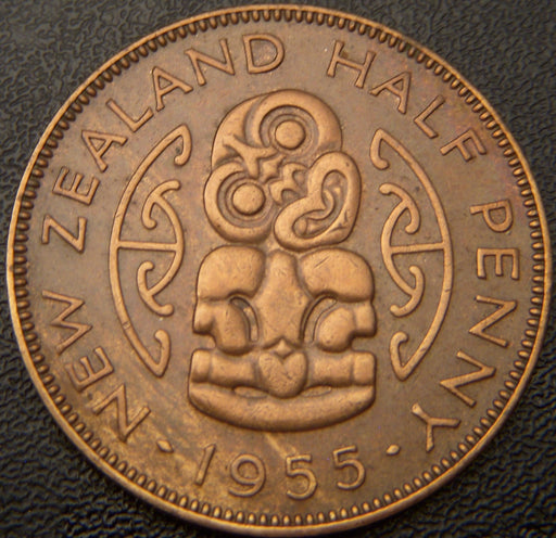 1955 Half Penny - New Zealand