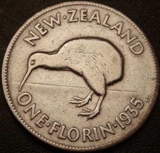 1935 1 Florin - New Zealand