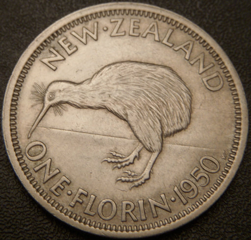 1950 1 Florin - New Zealand