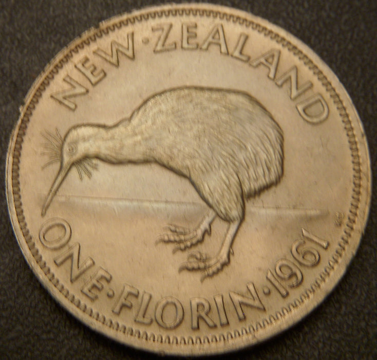 1961 1 Florin - New Zealand