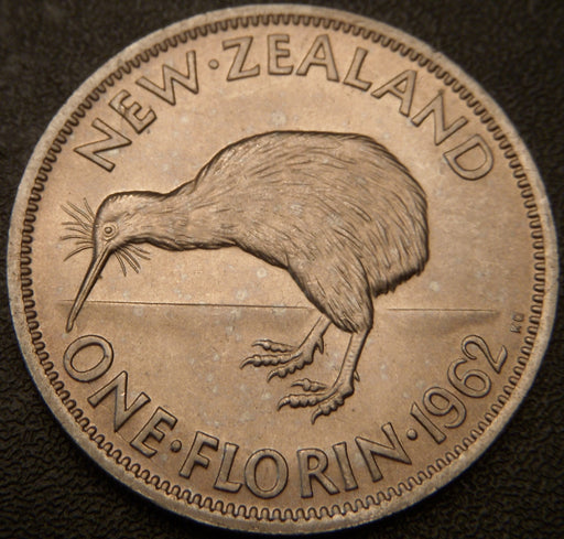 1962 1 Florin - New Zealand