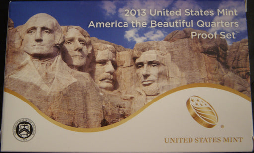 2013 America the Beautiful Quarter Clad Proof Set
