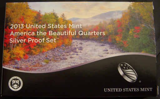 2013 America the Beautiful Quarter Silver Proof Set