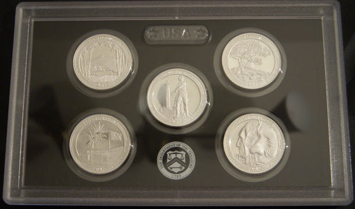 2013 America the Beautiful Quarter Silver Proof Set