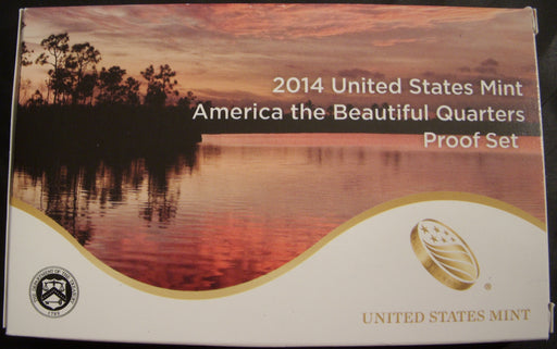 2014 America the Beautiful Quarter Clad Proof Set