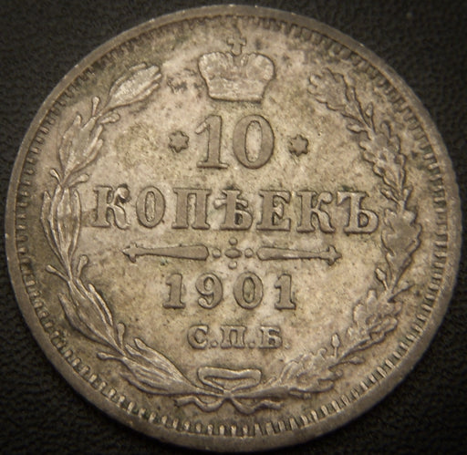1901 O3 10 Kopeks - Russia