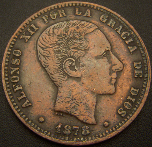 1878om 10 Centimos - Spain