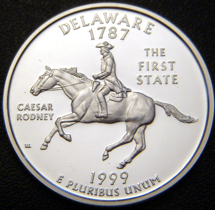 1999-S Delaware Quarter - Silver Proof