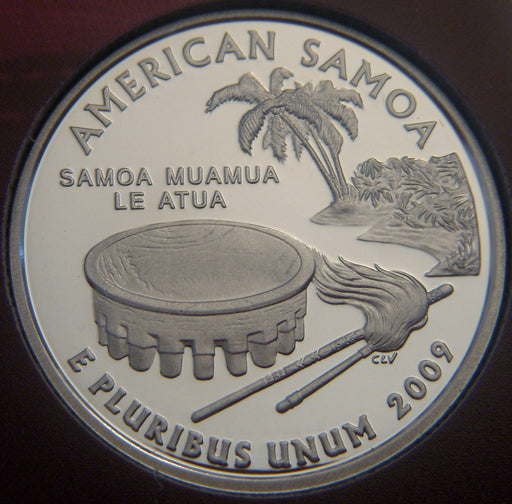 2009-S American Somoa Quarter - Silver Proof
