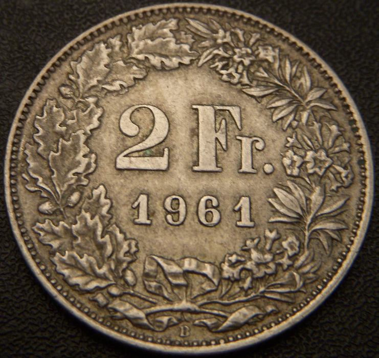 1961B 2 Franc - Switzerland