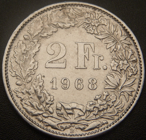 1968B 2 Francs - Switzerland