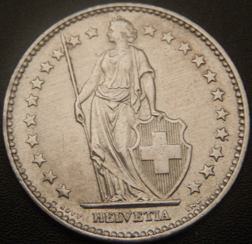 1968B 2 Francs - Switzerland