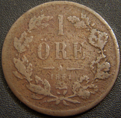 1861 1 Ore - Sweden