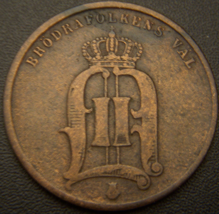 1876 2 Ore - Sweden
