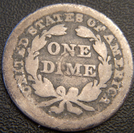 1841 Seated Dime - Good