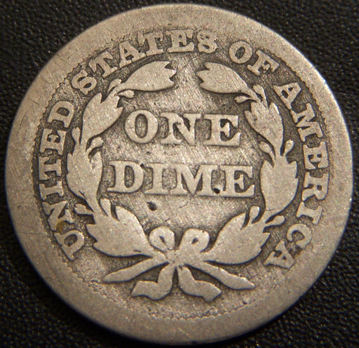 1856 Seated Dime - Small Date Good