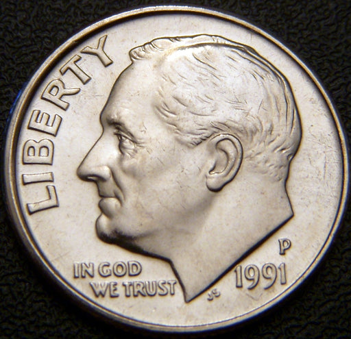 1991-P Roosevelt Dime - Uncirculated