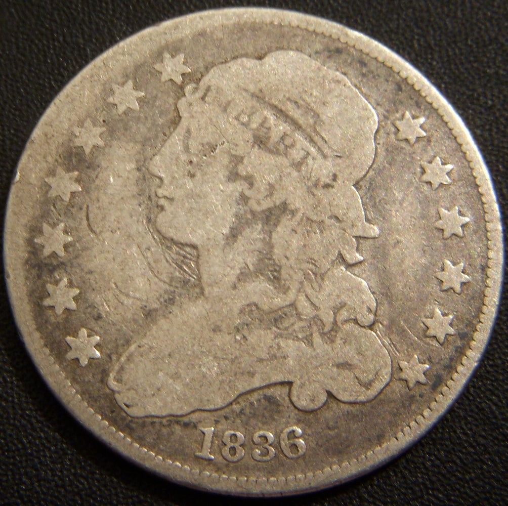 1836 Bust Quarter - Very Good