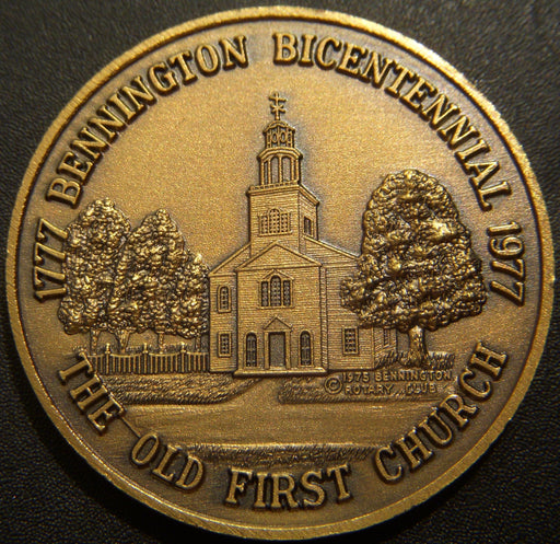 1977 Bennington, VT Old First Church Medal