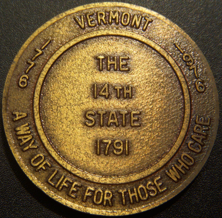 1976 Grand Lodge Vermont Medal