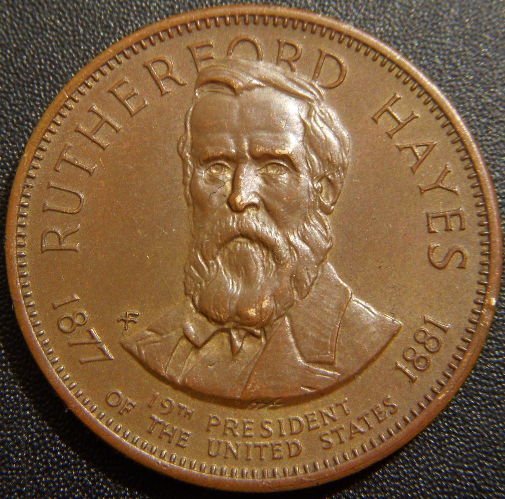 Rutherford Hayes 19th President Commemorative Token FUBA