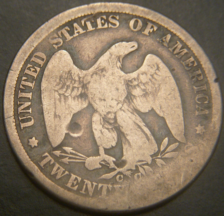 1875-CC Twenty Cent - Good