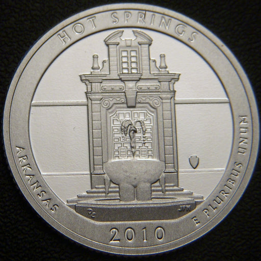 2010-S Hot Springs Quarter - Silver Proof