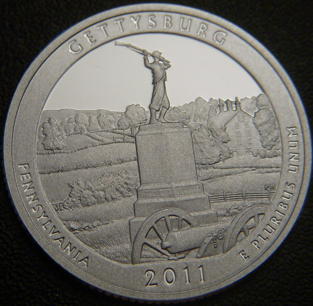 2011-S Gettysburg Quarter - Silver Proof