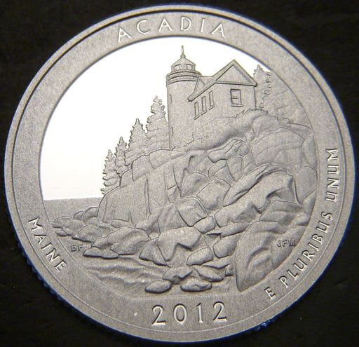 2012-S Acadia Quarter - Silver Proof