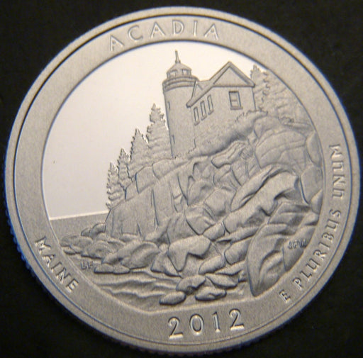 2012-S Acadia Quarter - Clad Proof