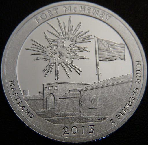 2013-S Fort McHenry Quarter - Silver Proof