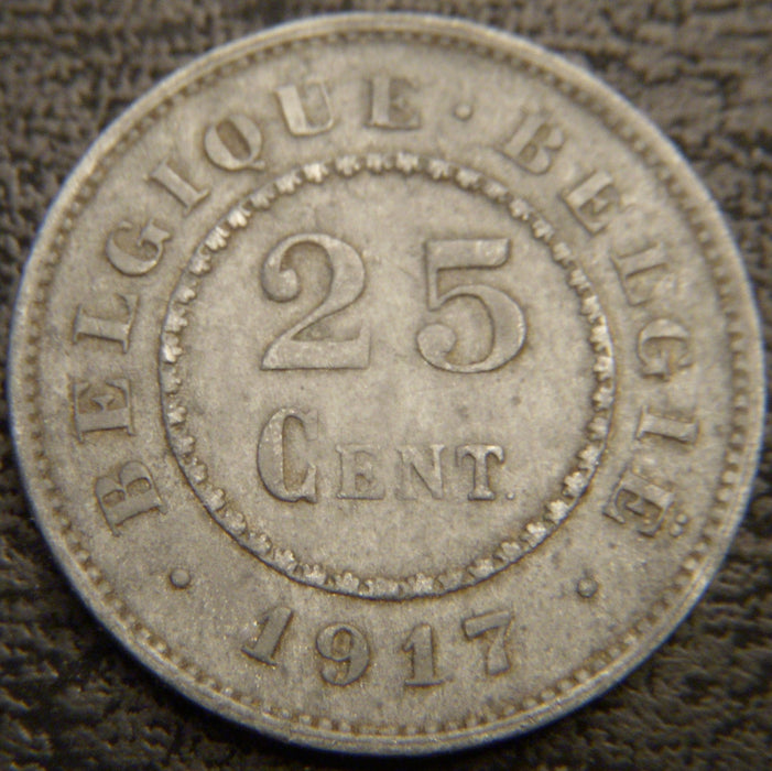 1917 25 Centimes - Belgium