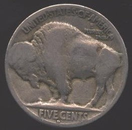 1936-D Buffalo Nickel - Good/VG