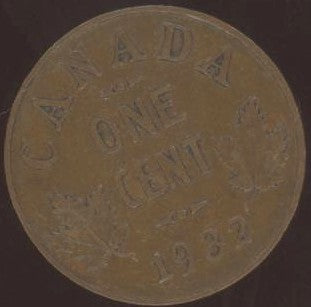 1932 Canadian Cent - VG / Fine
