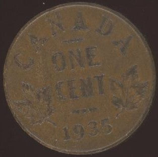1935 Canadian Cent - VG / Fine