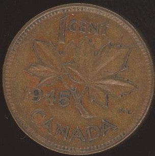 1945 Canadian Cent - VG/Fine