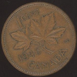 1946 Canadian Cent - VG/Fine