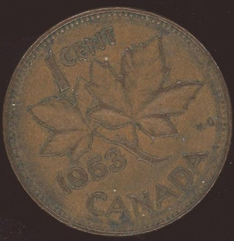 1953 Canadian Cent - VG/Fine